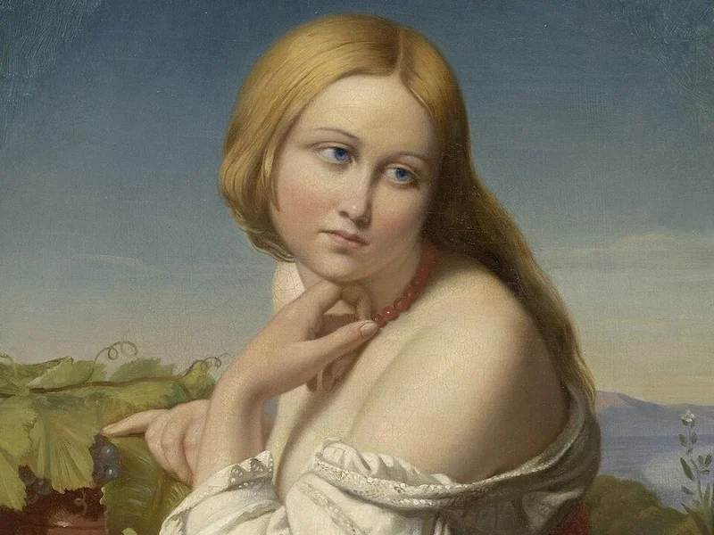 1823-Godefroid Guffens - Giovane ragazza